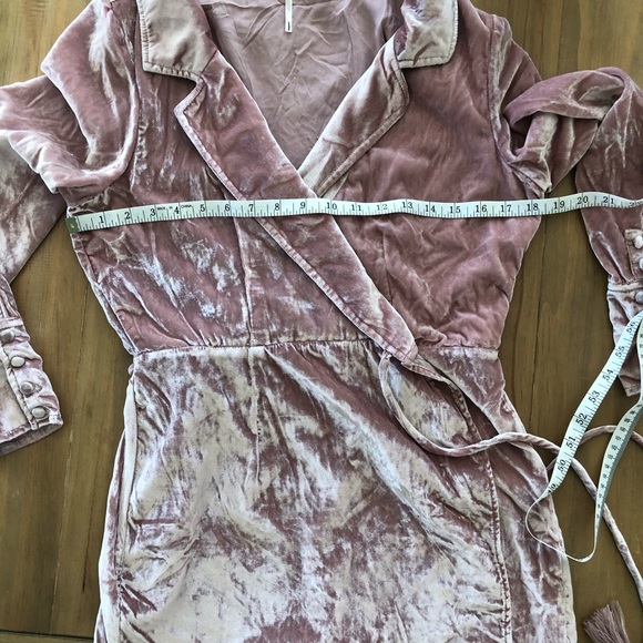 Free People Viola Velvet Playsuit Romper M - Picture 10 of 13